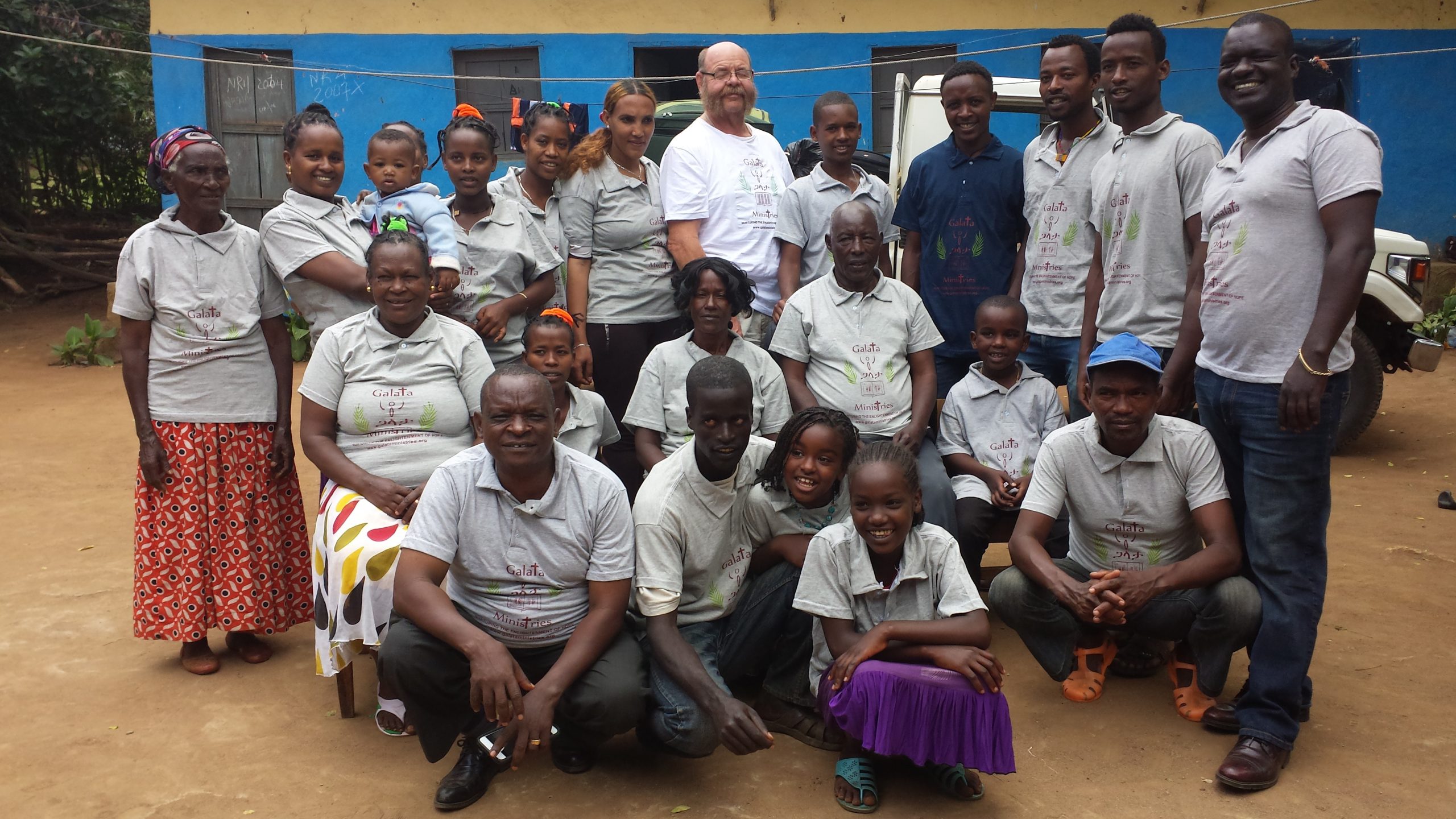 Galata Ministries community gathering in Ethiopia